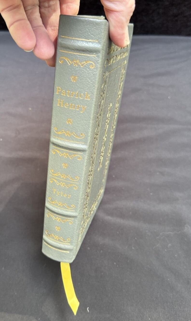 Easton Press PATRICK HENRY Tyler 1989 LEATHER 1ST ED American History RARE!